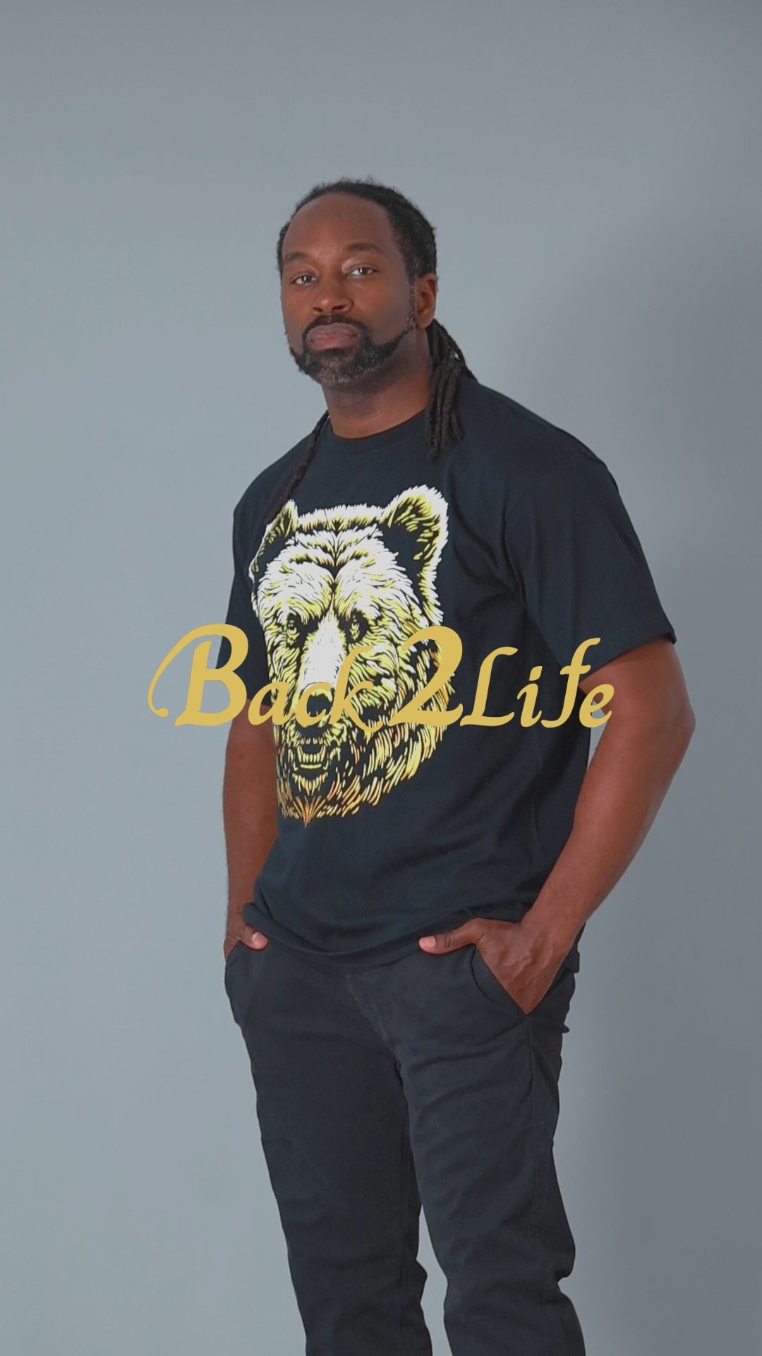 【新品未開封】 LVERSE CRAZY BEAR TEE(Lサイズ) Big Bear T-Shirt – Back2Life